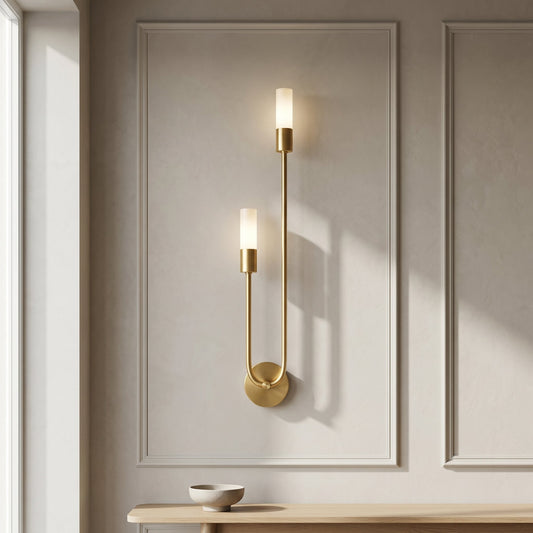 Lux Minimalist | LED Wall Sconce Lighting with Adjustable Color Temperatures | Slim Design for Cozy Ambiance 0
