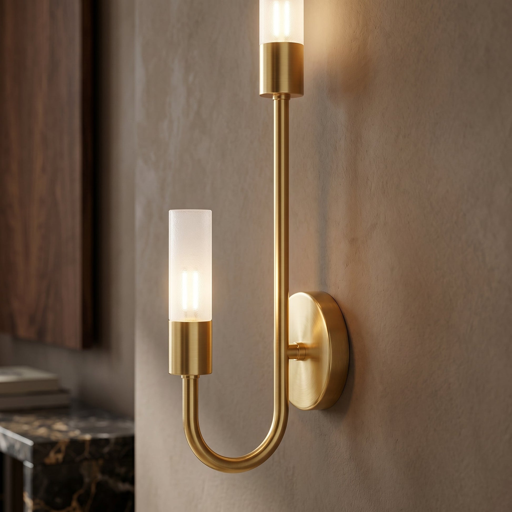 Lux Minimalist | LED Wall Sconce Lighting with Adjustable Color Temperatures | Slim Design for Cozy Ambiance 1