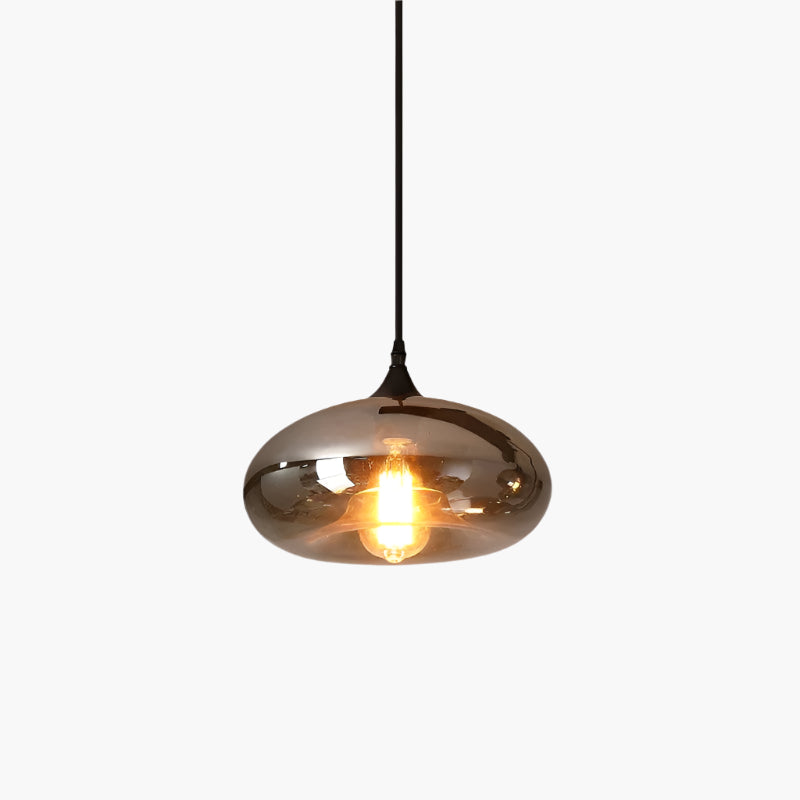 Luxury Collection | Glass Pendant Light with Adjustable Height | Stylish Hanging Light for Elegant Kitchen Decor 0
