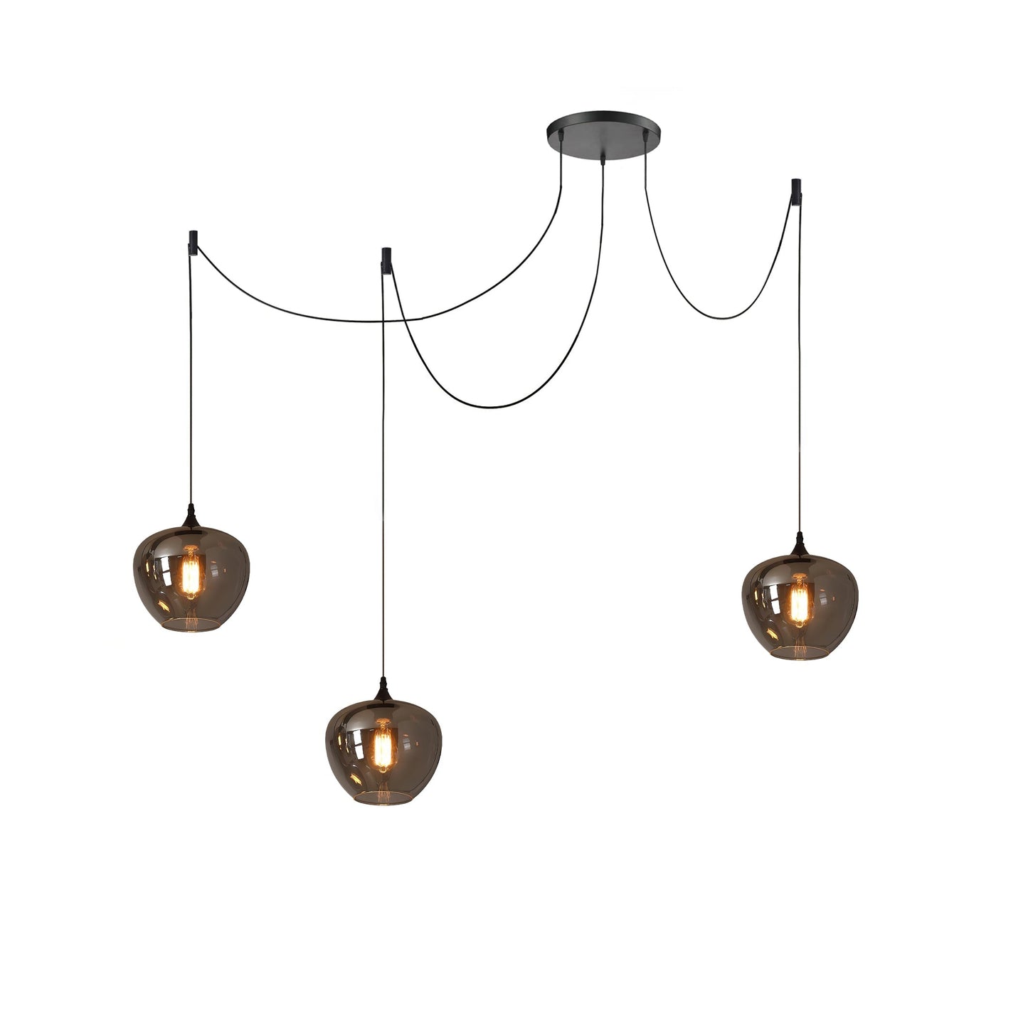 Luxury Collection | Glass Pendant Light with Adjustable Height | Stylish Hanging Light for Elegant Kitchen Decor 12