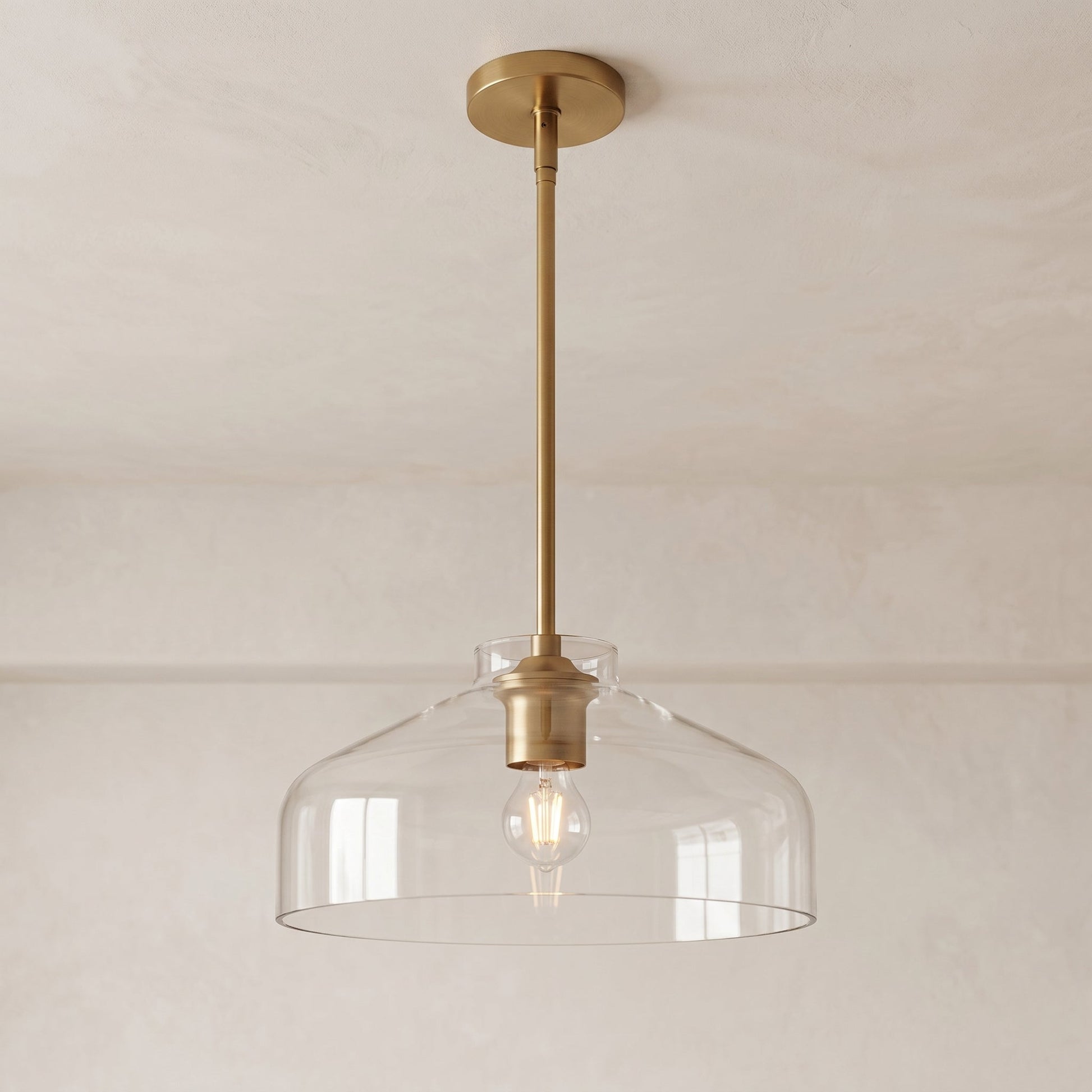 Matte Metal Pendant Light | Nordic Minimalist Design with Adjustable Height | Stylish Kitchen Pendant Lighting for Dining and Entryways 1