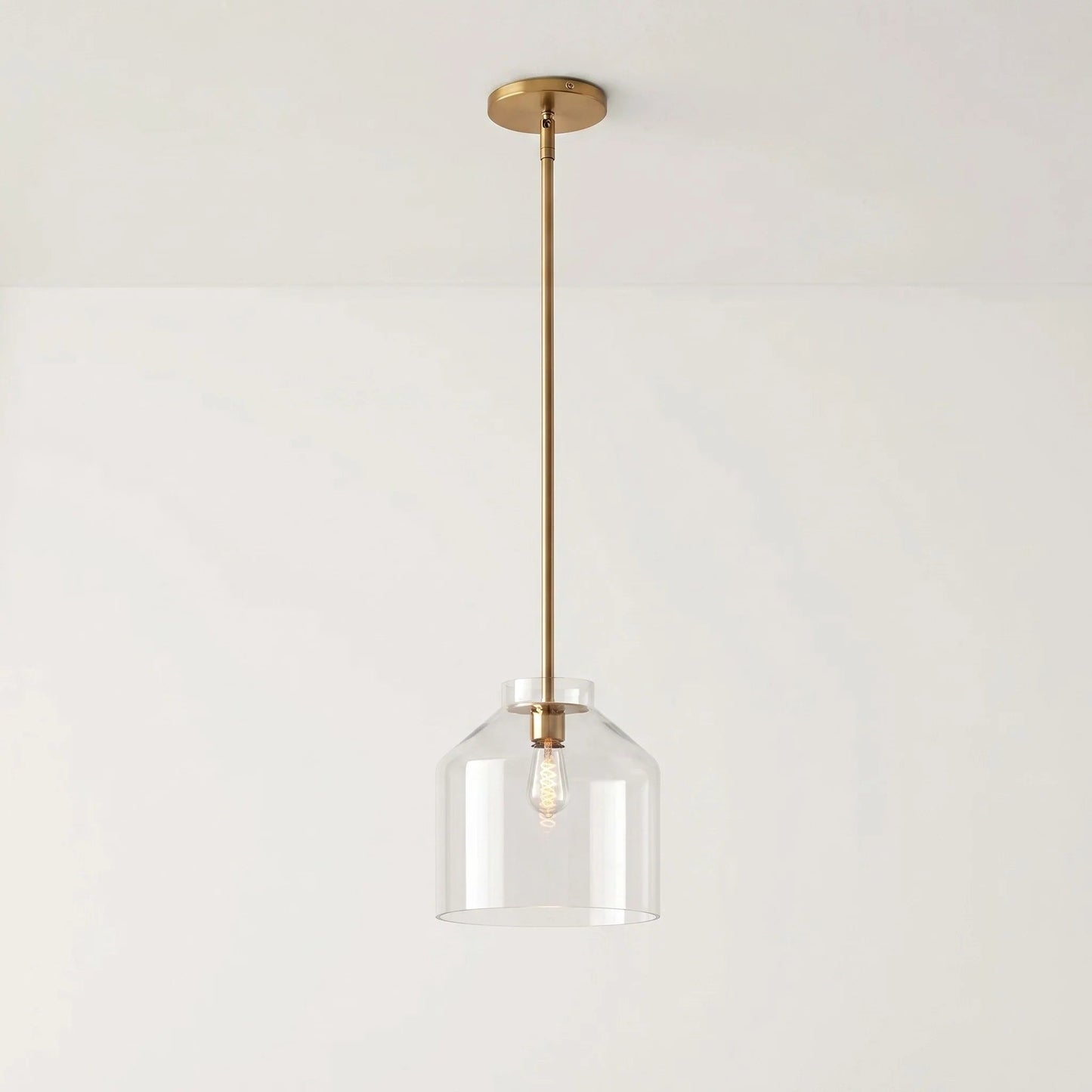 Matte Metal Pendant Light | Nordic Minimalist Design with Adjustable Height | Stylish Kitchen Pendant Lighting for Dining and Entryways 10