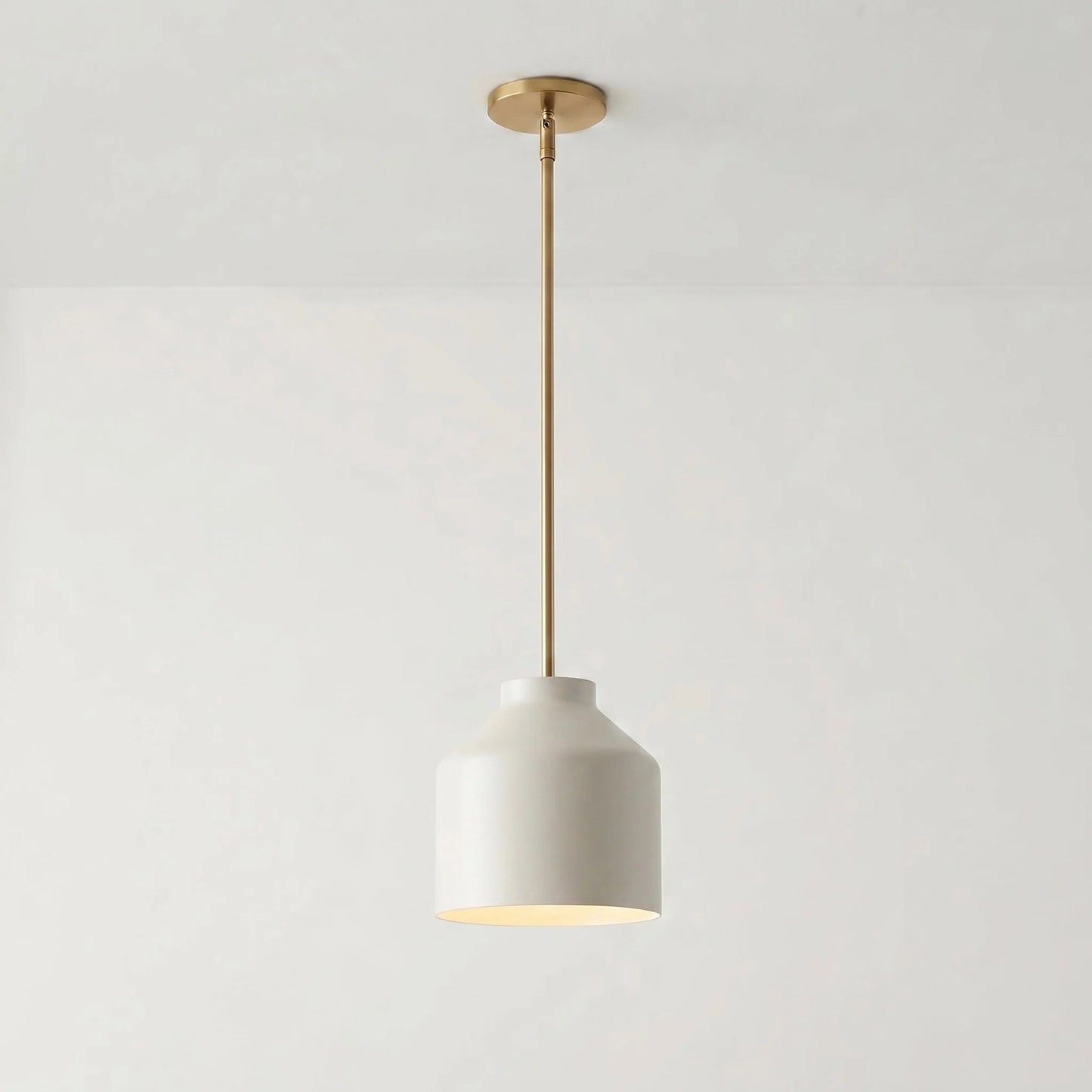 Matte Metal Pendant Light | Nordic Minimalist Design with Adjustable Height | Stylish Kitchen Pendant Lighting for Dining and Entryways 23