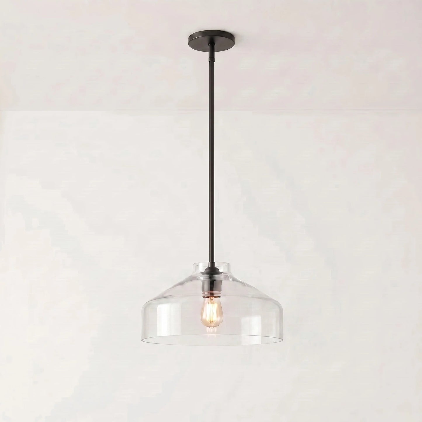 Matte Metal Pendant Light | Nordic Minimalist Design with Adjustable Height | Stylish Kitchen Pendant Lighting for Dining and Entryways 24