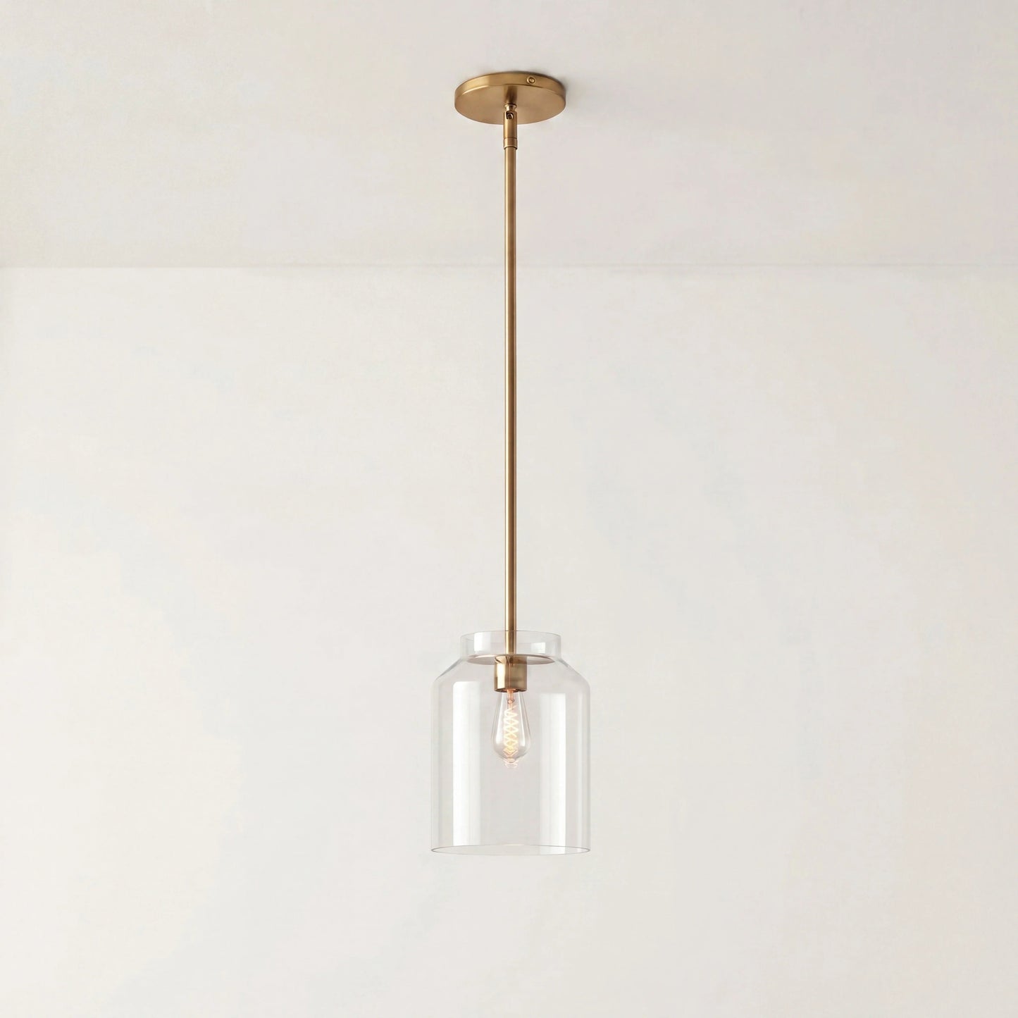 Matte Metal Pendant Light | Nordic Minimalist Design with Adjustable Height | Stylish Kitchen Pendant Lighting for Dining and Entryways 27