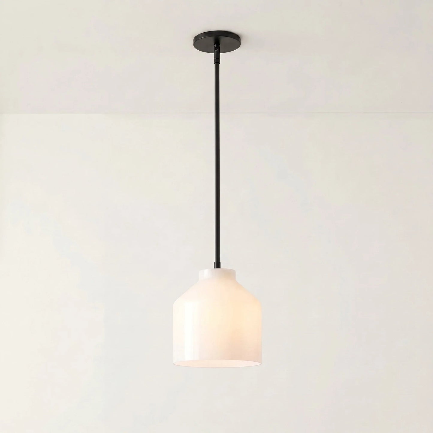 Matte Metal Pendant Light | Nordic Minimalist Design with Adjustable Height | Stylish Kitchen Pendant Lighting for Dining and Entryways 28