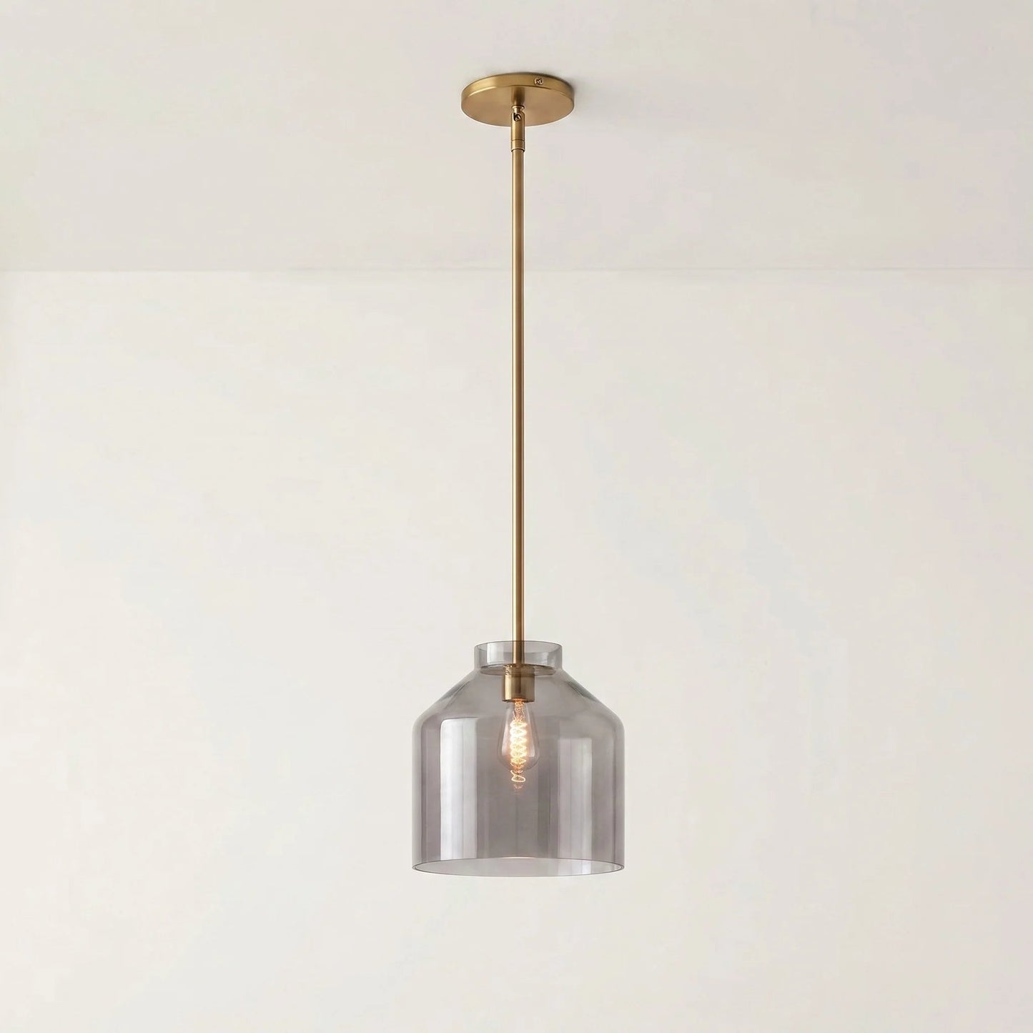 Matte Metal Pendant Light | Nordic Minimalist Design with Adjustable Height | Stylish Kitchen Pendant Lighting for Dining and Entryways 30