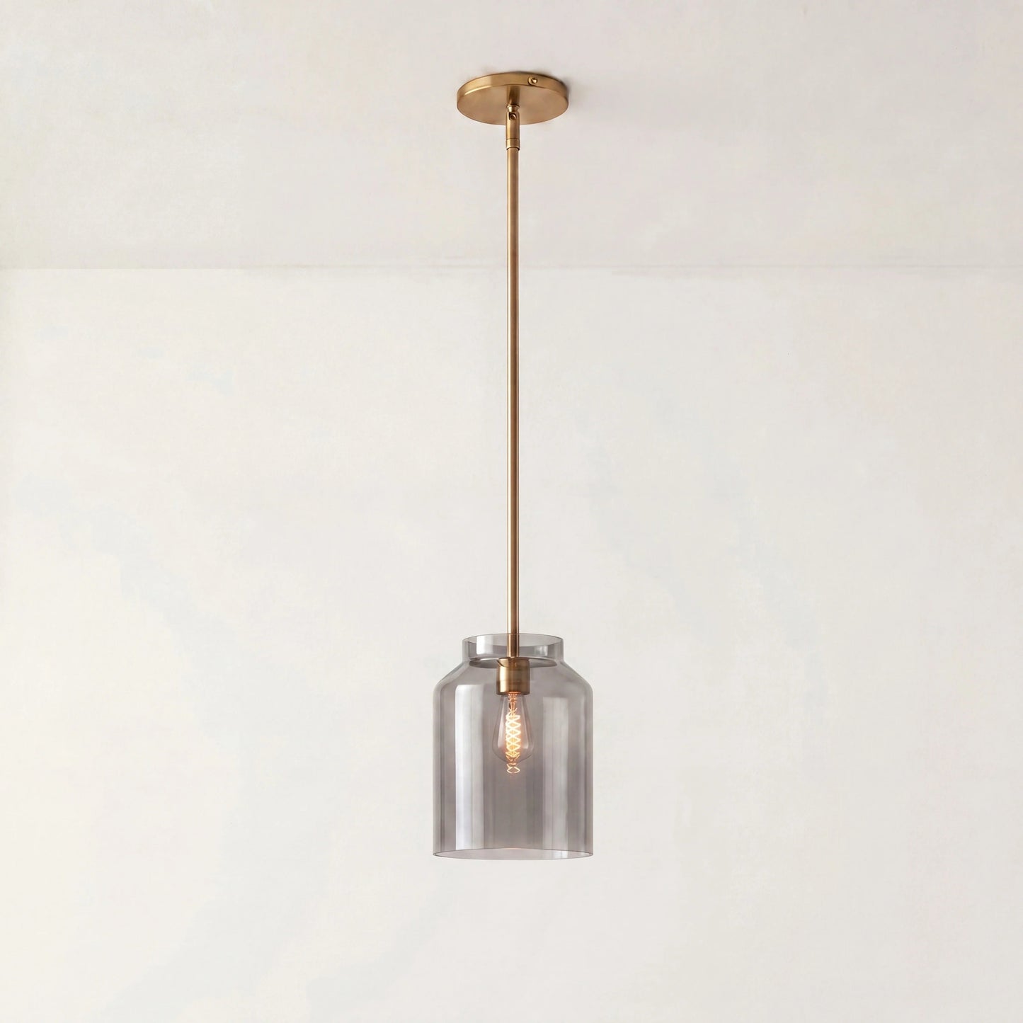Matte Metal Pendant Light | Nordic Minimalist Design with Adjustable Height | Stylish Kitchen Pendant Lighting for Dining and Entryways 32