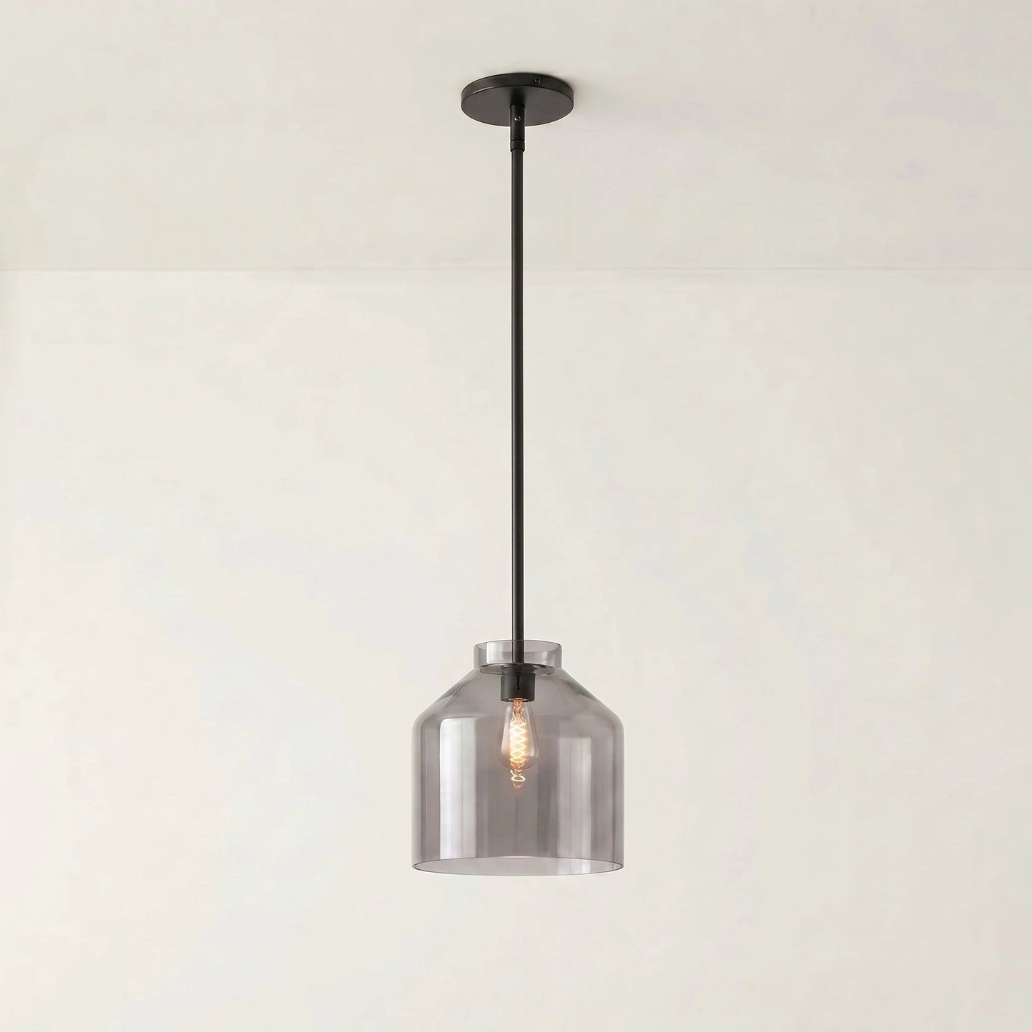 Matte Metal Pendant Light | Nordic Minimalist Design with Adjustable Height | Stylish Kitchen Pendant Lighting for Dining and Entryways 41