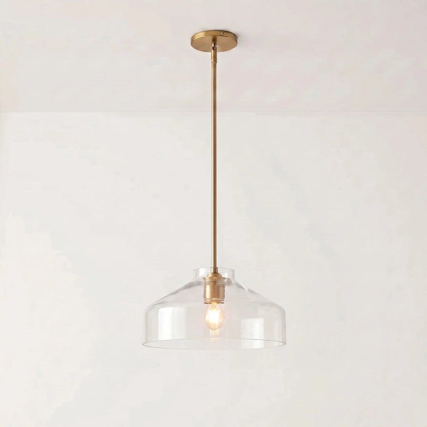 Matte Metal Pendant Light | Nordic Minimalist Design with Adjustable Height | Stylish Kitchen Pendant Lighting for Dining and Entryways 45
