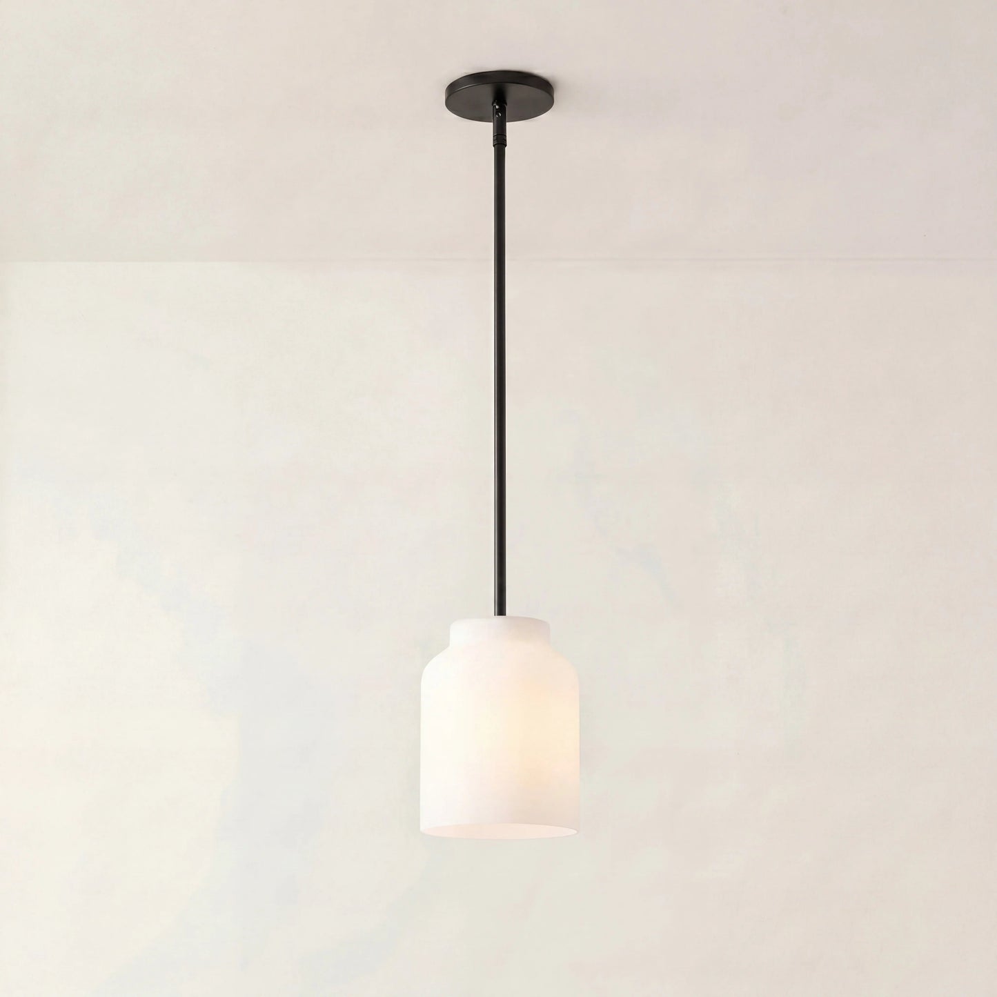 Matte Metal Pendant Light | Nordic Minimalist Design with Adjustable Height | Stylish Kitchen Pendant Lighting for Dining and Entryways 46