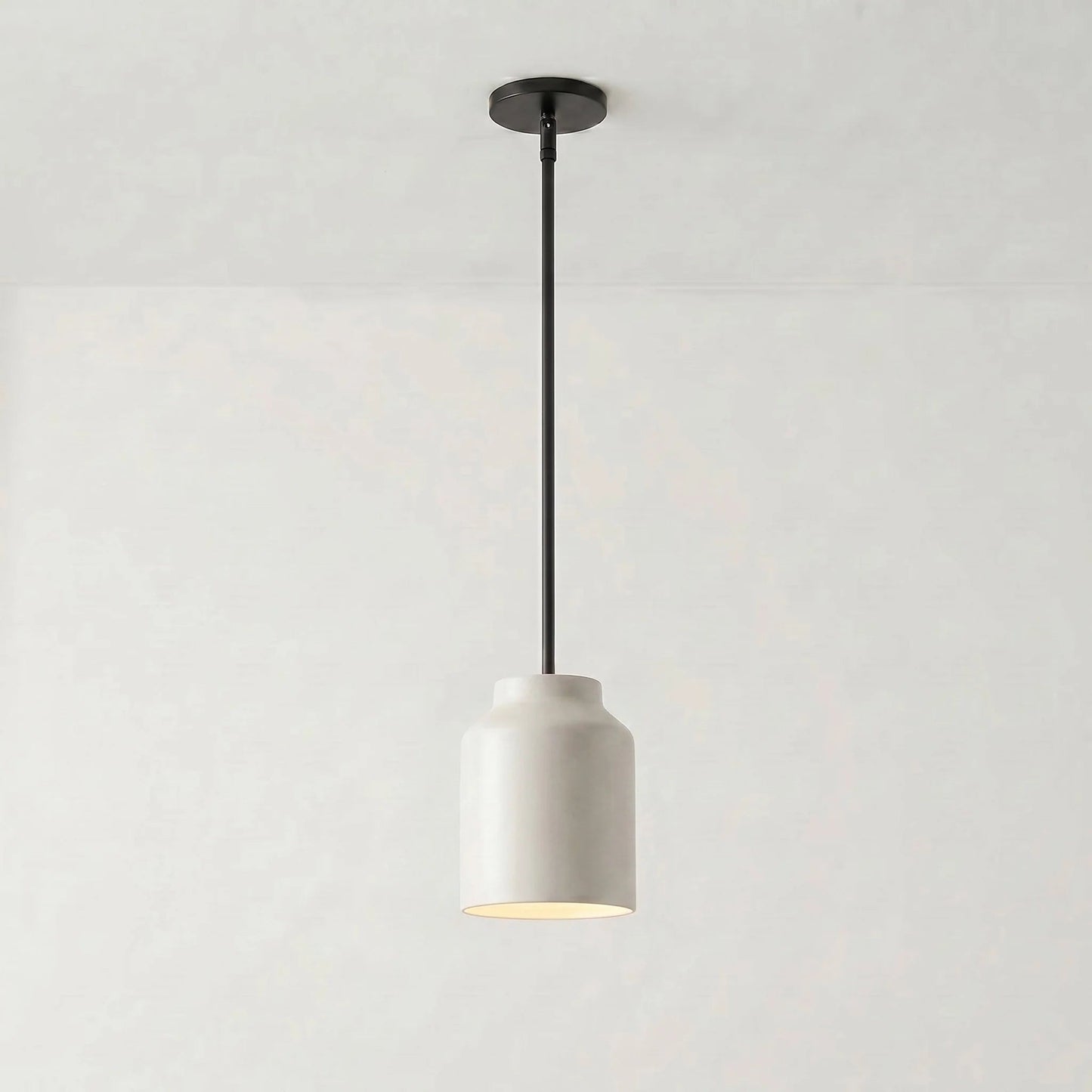 Matte Metal Pendant Light | Nordic Minimalist Design with Adjustable Height | Stylish Kitchen Pendant Lighting for Dining and Entryways 47