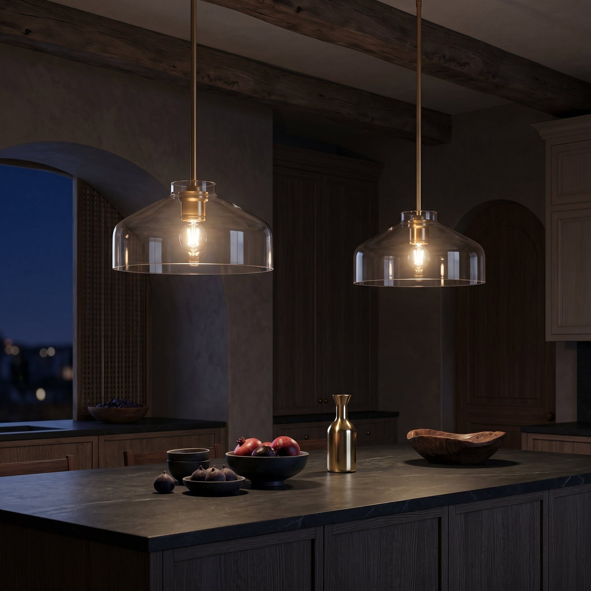 Matte Metal Pendant Light | Nordic Minimalist Design with Adjustable Height | Stylish Kitchen Pendant Lighting for Dining and Entryways 5