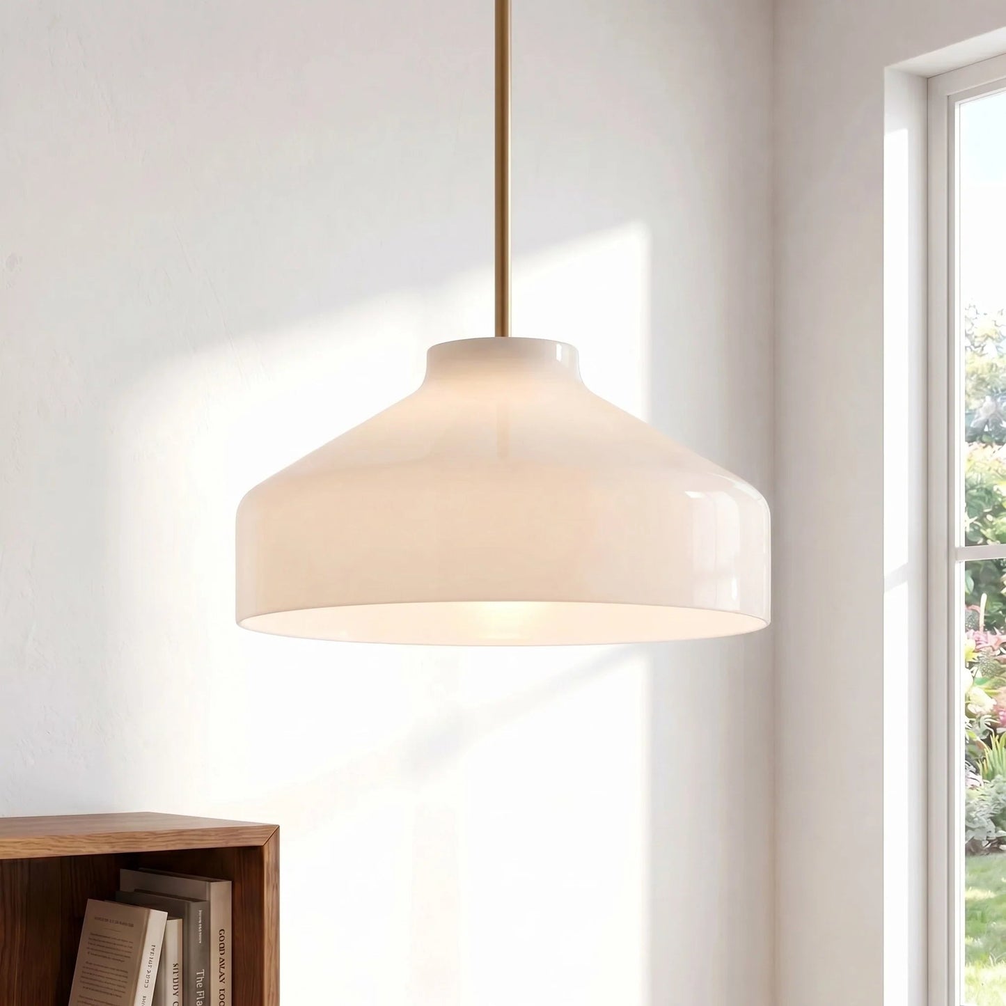 Matte Metal Pendant Light | Nordic Minimalist Design with Adjustable Height | Stylish Kitchen Pendant Lighting for Dining and Entryways 7