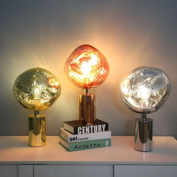 Melt Collection | Table Lamp with Unique Melting Design | Modern Ambient Lighting for Living Room and Bedroom Decor 1