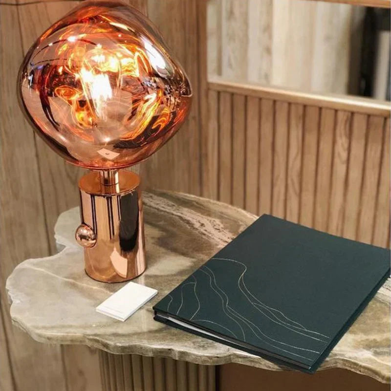Melt Collection | Table Lamp with Unique Melting Design | Modern Ambient Lighting for Living Room and Bedroom Decor 2