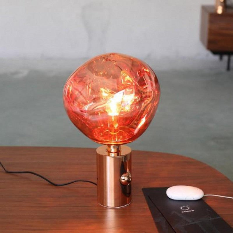 Melt Collection | Table Lamp with Unique Melting Design | Modern Ambient Lighting for Living Room and Bedroom Decor 3