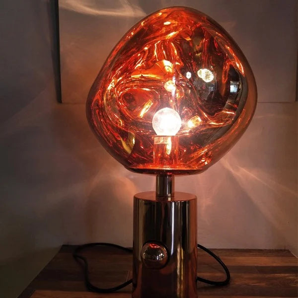Melt Collection | Table Lamp with Unique Melting Design | Modern Ambient Lighting for Living Room and Bedroom Decor 8