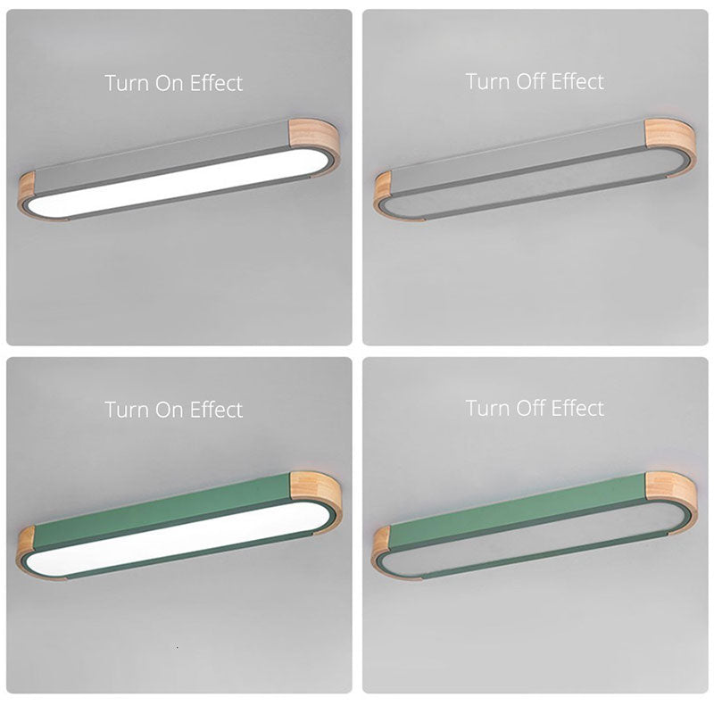 Mero | Modern Ceiling Light with Colorful Acrylic Shade | Elegant Design for Bedroom and Hallway 4