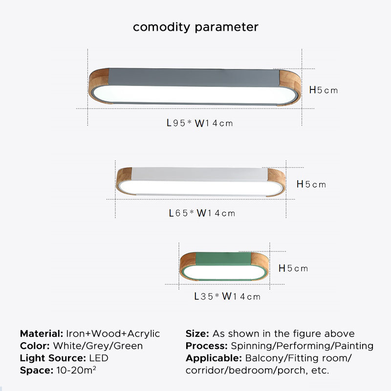 Mero | Modern Ceiling Light with Colorful Acrylic Shade | Elegant Design for Bedroom and Hallway 6