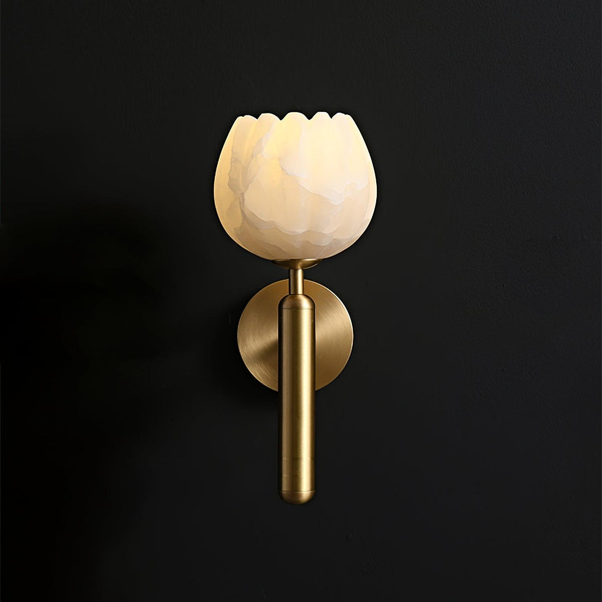 Valentina Alabaster Wall Lamp - Brass