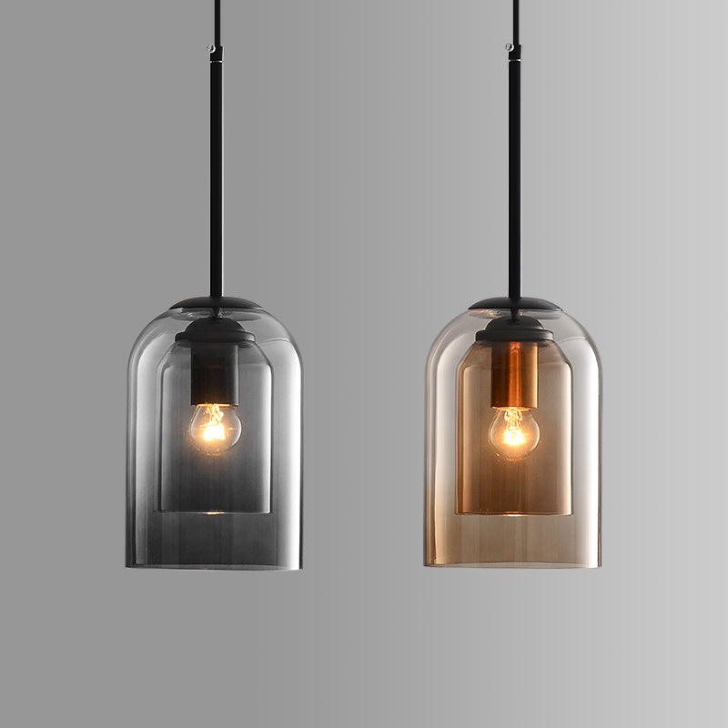 Mica Collection | Mid-Century Glass Pendant Lamp with Dimmable Feature | Elegant Lighting for Kitchen and Home 1
