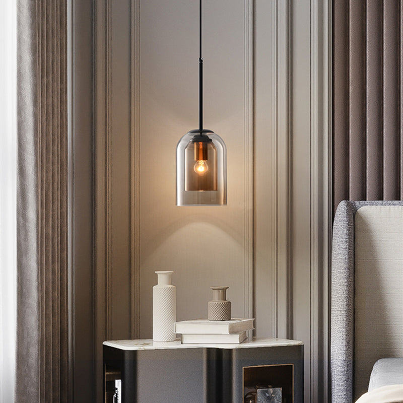 Mica Collection | Mid-Century Glass Pendant Lamp with Dimmable Feature | Elegant Lighting for Kitchen and Home 2