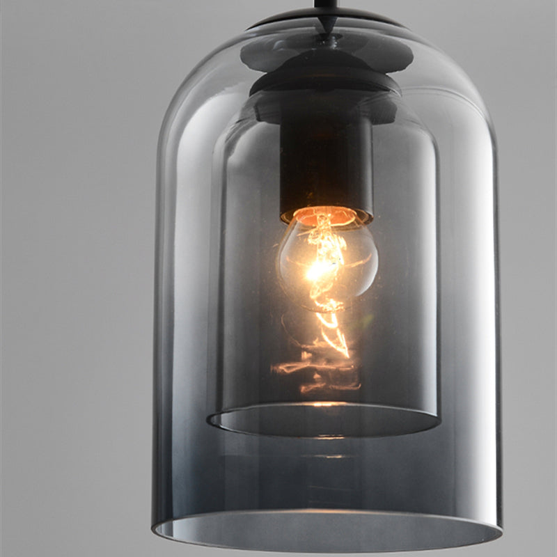 Mica Collection | Mid-Century Glass Pendant Lamp with Dimmable Feature | Elegant Lighting for Kitchen and Home 7