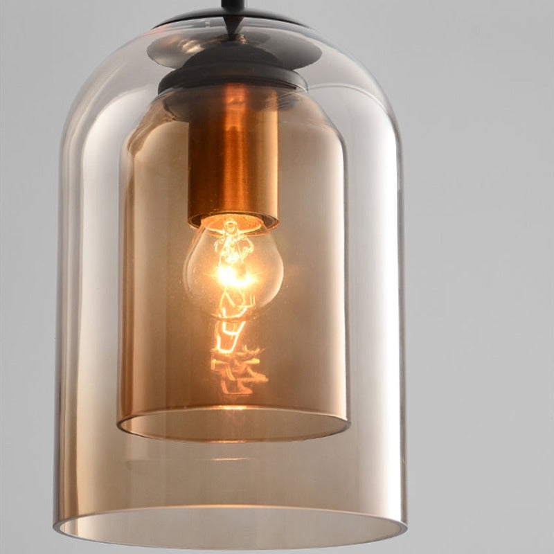 Mica Collection | Mid-Century Glass Pendant Lamp with Dimmable Feature | Elegant Lighting for Kitchen and Home 8