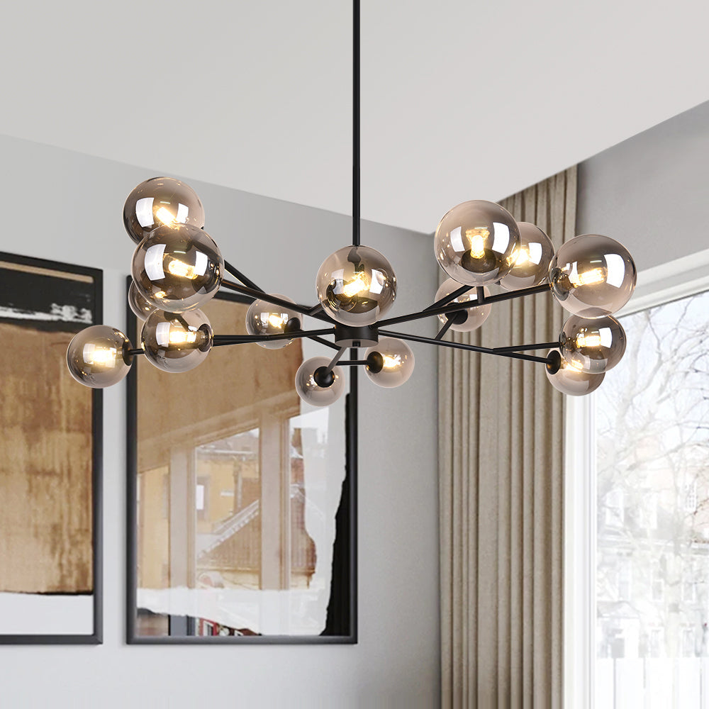 15-Light Branching Bubble Chandelier | 2 Colours
