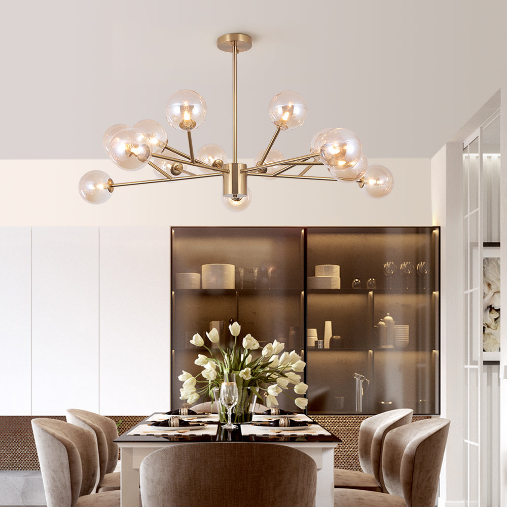 15-Light Branching Bubble Chandelier | 2 Colours
