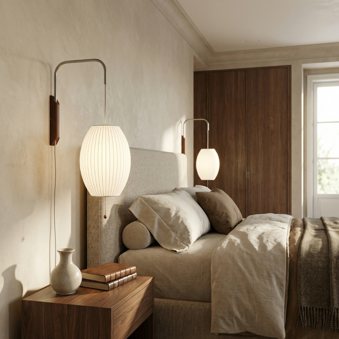 Midcentury Modern Wall Sconce Lighting with Adjustable Light Positioning | Elegant Design for Warm Ambient Illumination 1