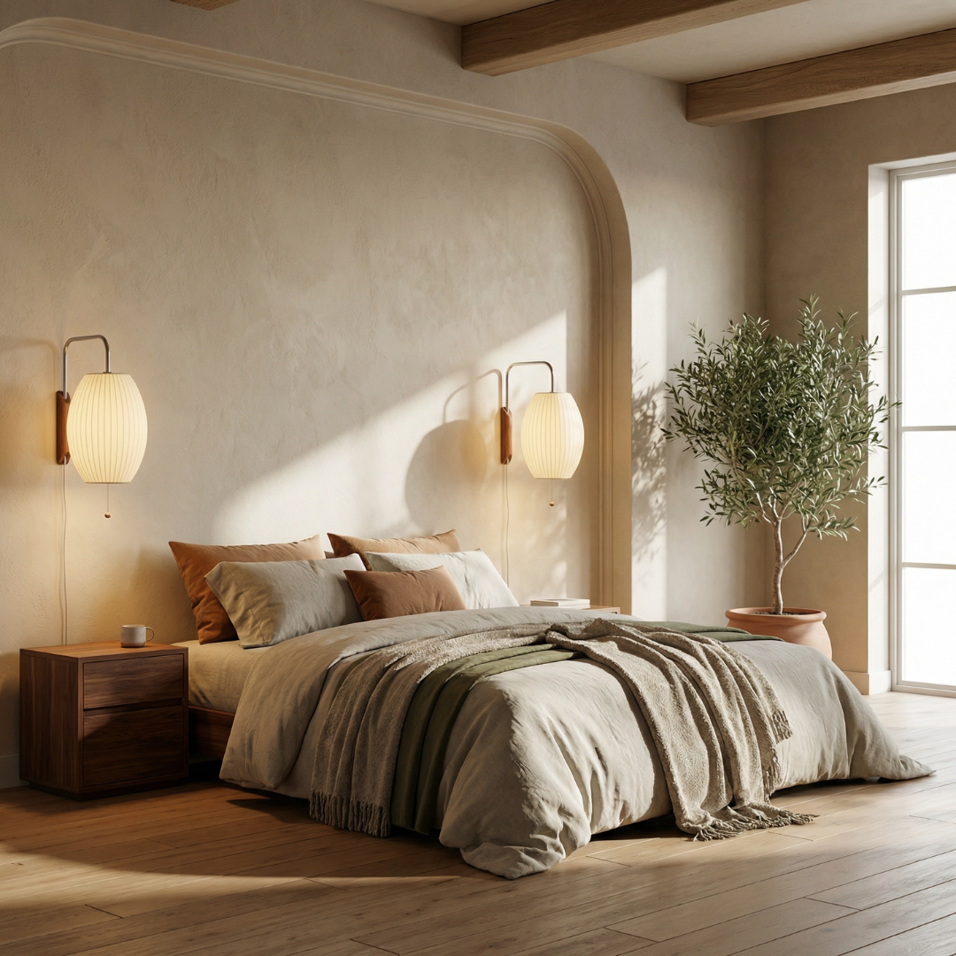 Midcentury Modern Wall Sconce Lighting with Adjustable Light Positioning | Elegant Design for Warm Ambient Illumination 2