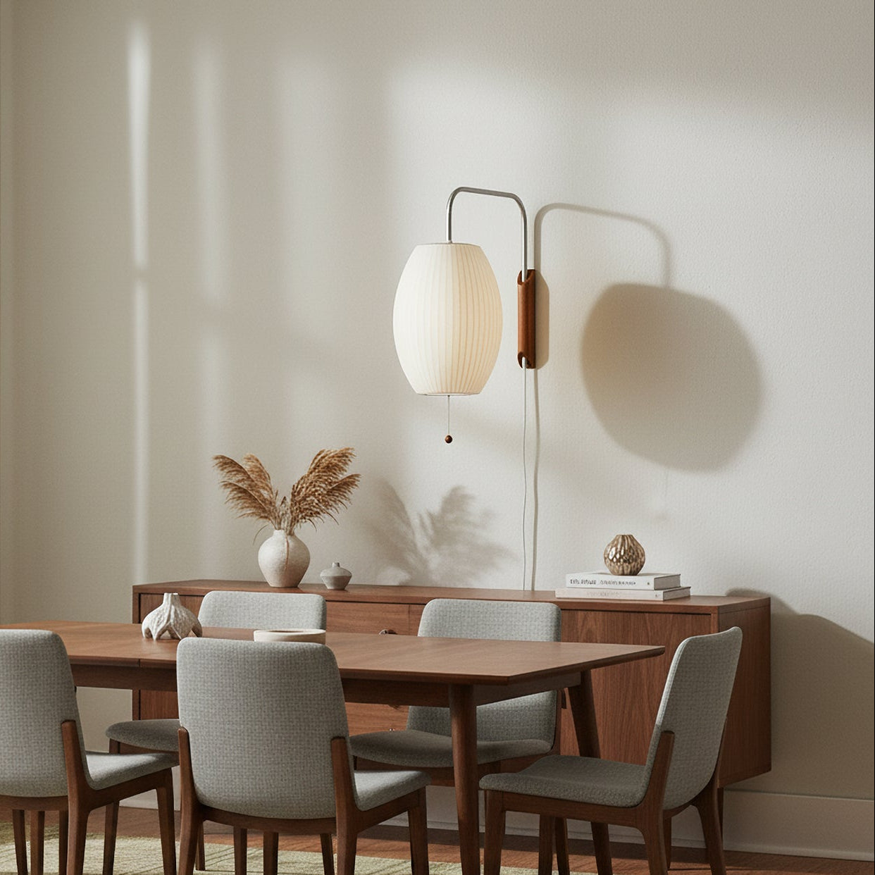 Midcentury Modern Wall Sconce Lighting with Adjustable Light Positioning | Elegant Design for Warm Ambient Illumination 8