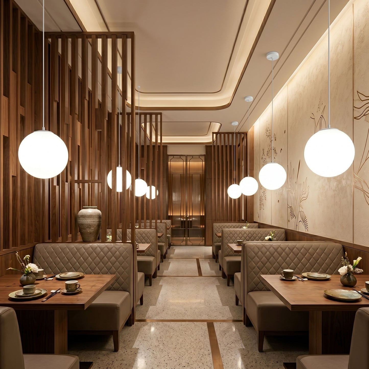 Milky Glass Pendant Light | Adjustable Cord Ceiling Light Fixture for Soft Ambient Illumination 8