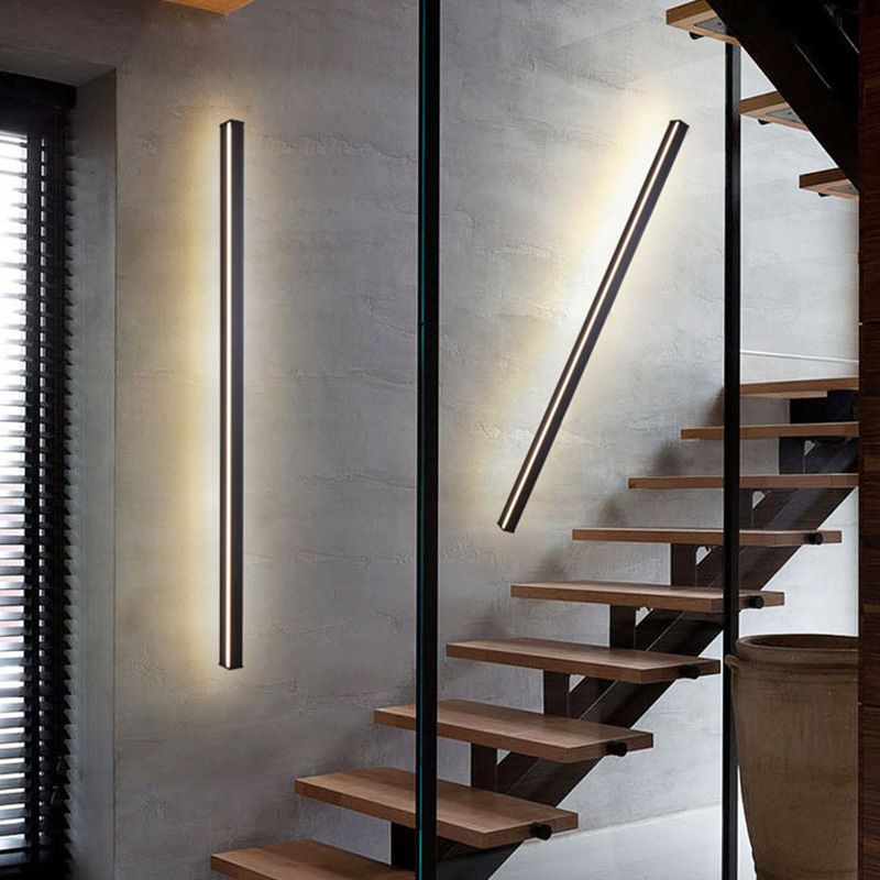 Black Bar Wall Lamp | 4 Sizes