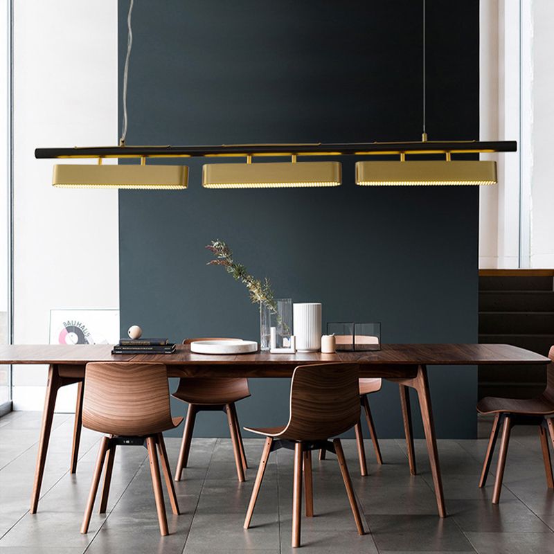 Minimalist Black Pendant Light | Adjustable Height Ceiling Fixture for Modern Kitchens 3
