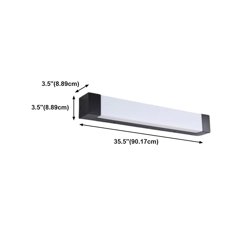 Minimalist Linear Outdoor Wall Lamp