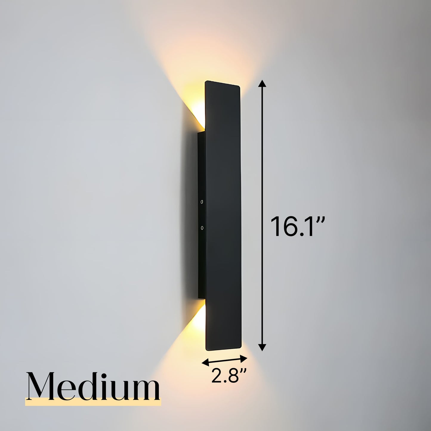 Minimalist Outdoor Wall Sconce Light with Up & Down Lighting | Durable Aluminum for Elegant Exterior Illumination 10