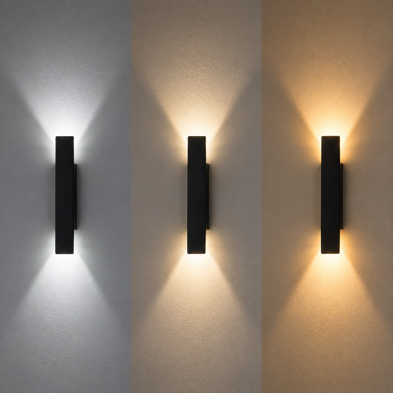 Minimalist Outdoor Wall Sconce Light with Up & Down Lighting | Durable Aluminum for Elegant Exterior Illumination 8