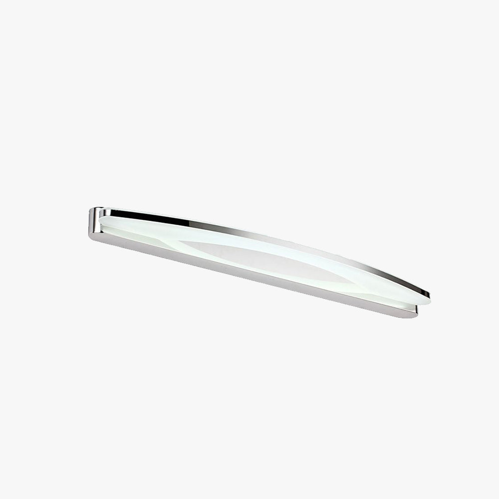 Minimalist Wall Lamp | Chrome Finish Sconce Light with Warm Glow | Elegant Wall Lights for Bathroom and Bedroom 1