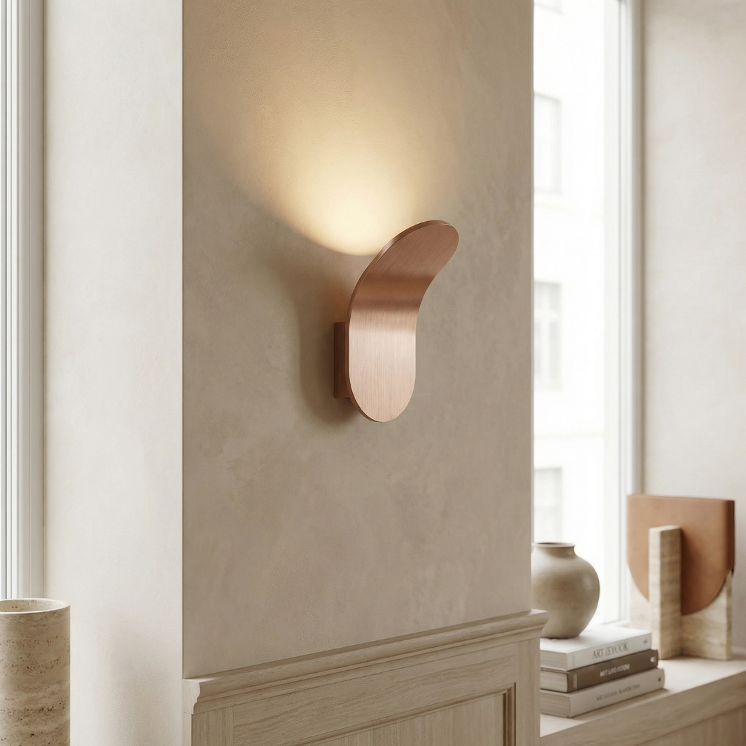 Minimalist Wall Lamp | Soft LED Illumination with Curved Design | Elegant Wall Lights for Modern Spaces 1