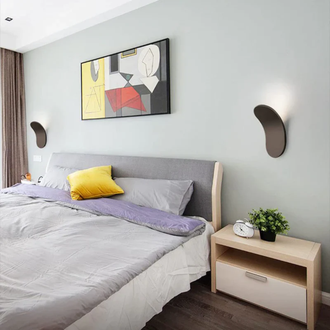 Minimalist Wall Lamp | Soft LED Illumination with Curved Design | Elegant Wall Lights for Modern Spaces 7