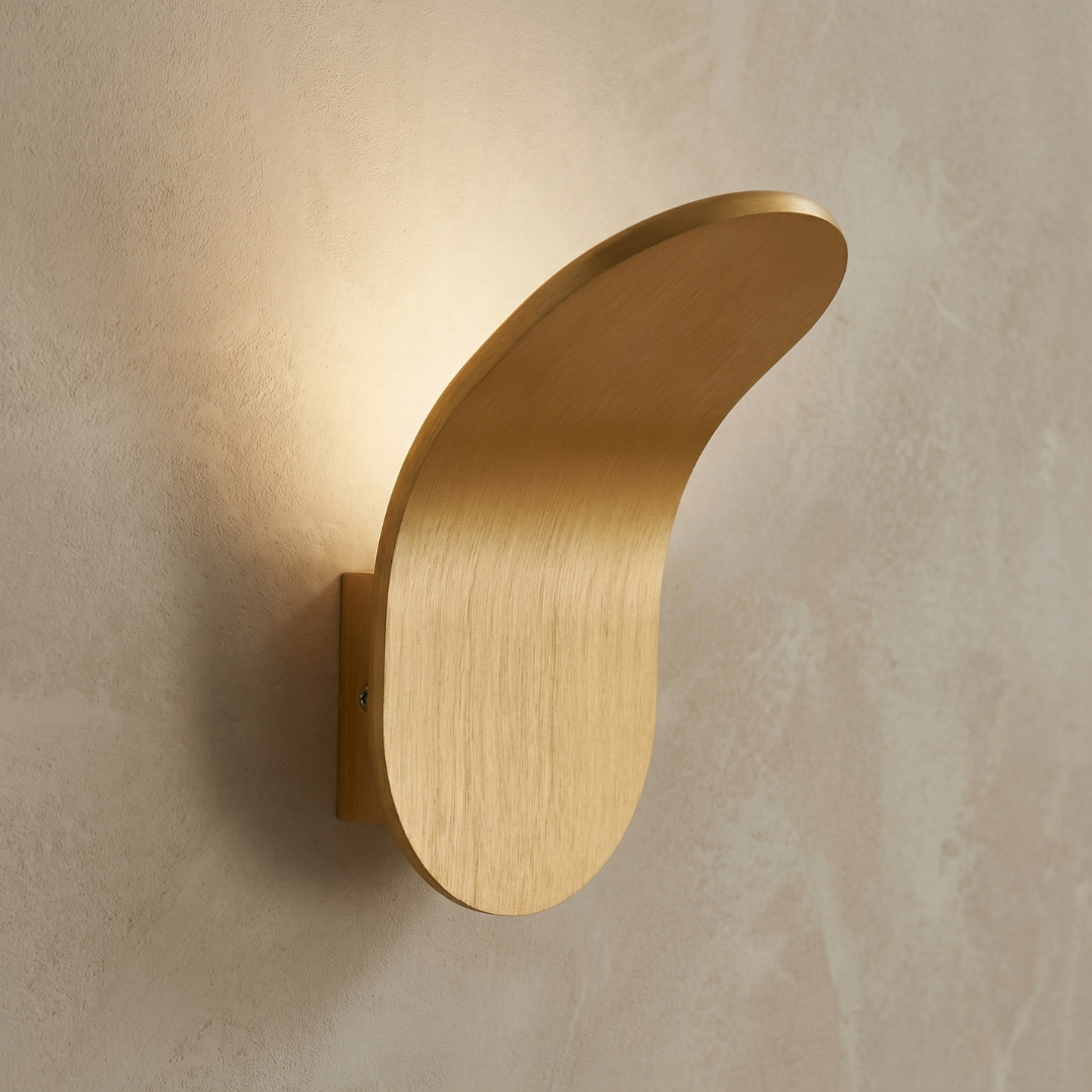 Minimalist Wall Lamp | Soft LED Illumination with Curved Design | Elegant Wall Lights for Modern Spaces 9