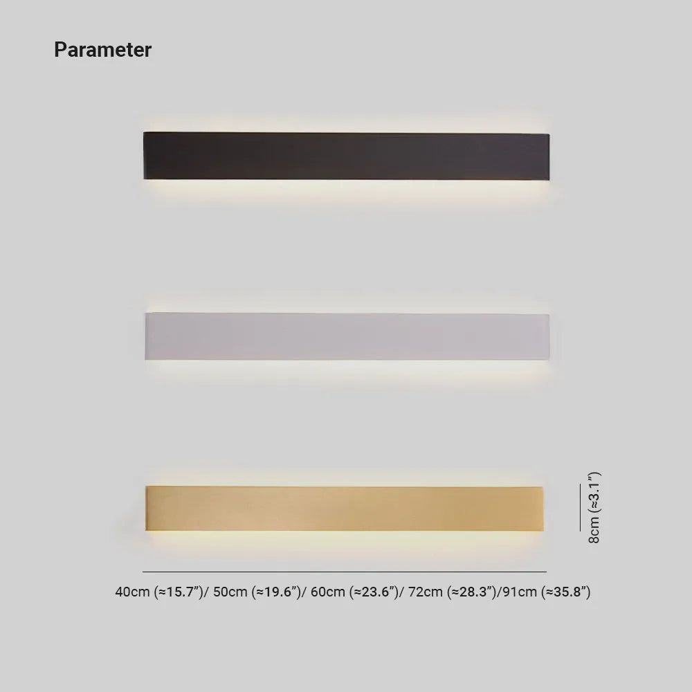 Rectangular Wall Lamp | 5 Sizes