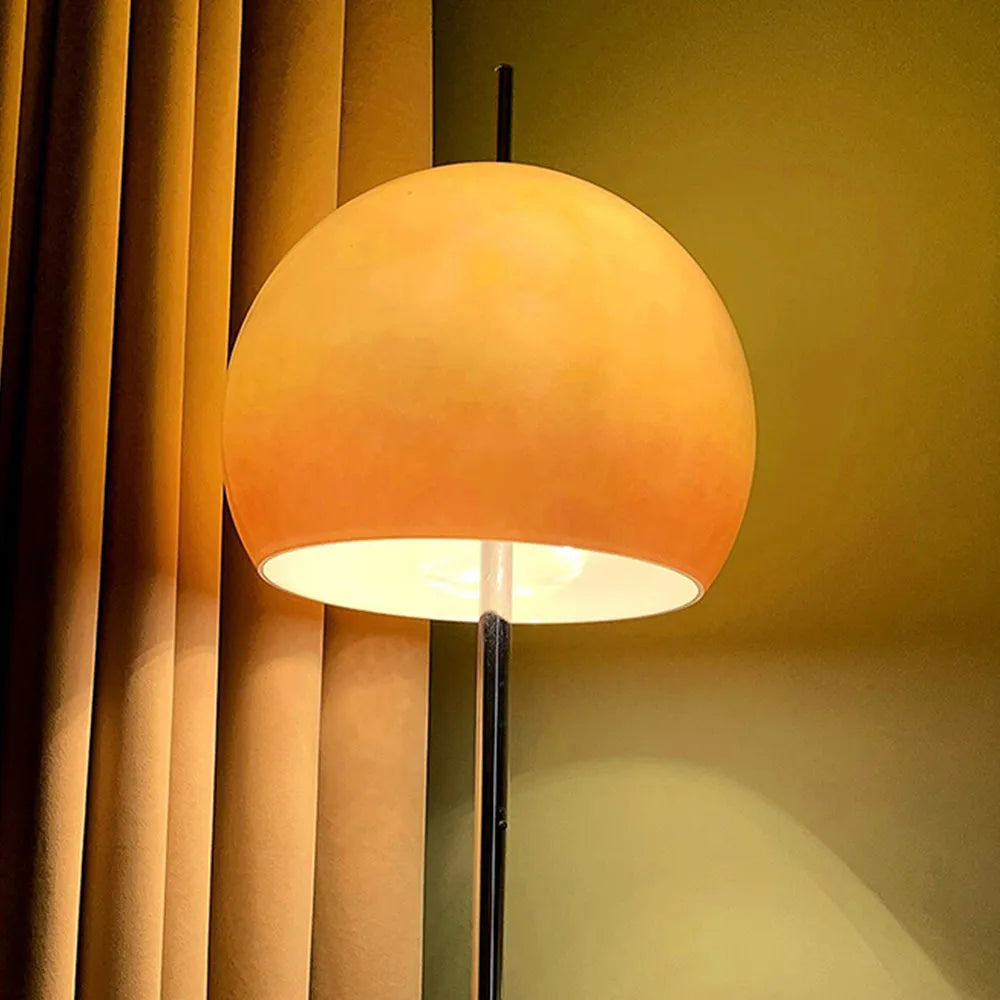 Mira Dome Glass Sunset Floor Lamp