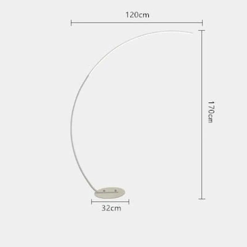 Mira Modern Arc LED Floor Lamp | 8 Variants