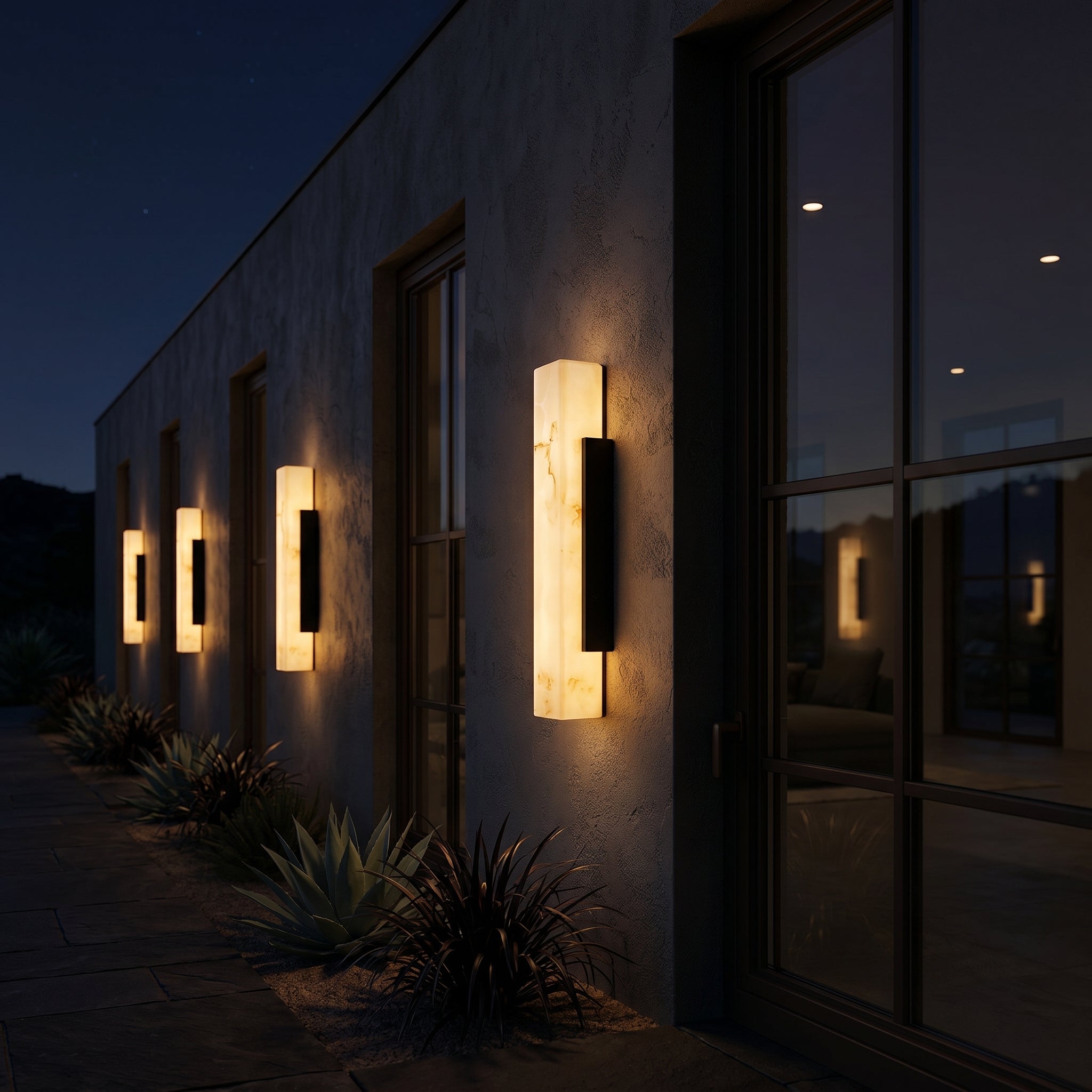 Mira Slim Outdoor Wall Lantern | 3 Sizes