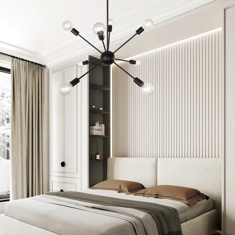 8-Light Sputnik Chandelier | 3 Colours