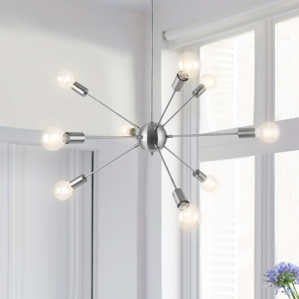 9-Light Sputnik Chandelier | 3 Colours